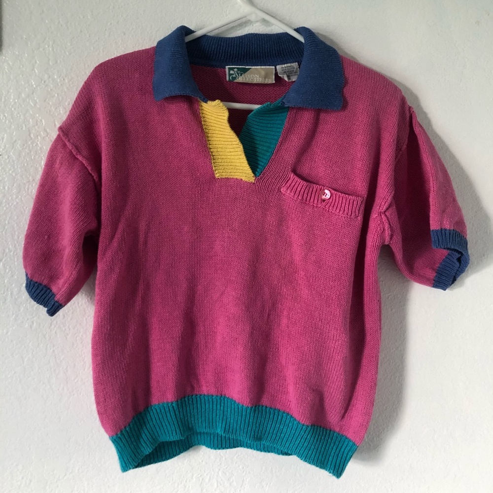 Vintage 80s knit top